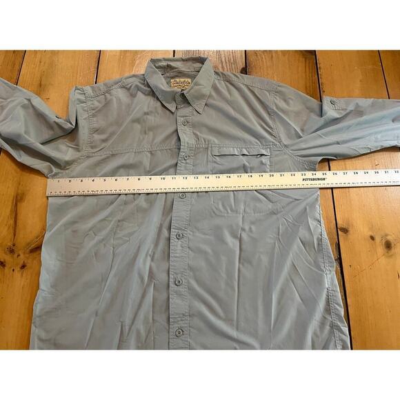 Cabela's Mens Outdoor Button up shirt. Breathable. Fishing. Pocket Size Large - Picture 5 of 6